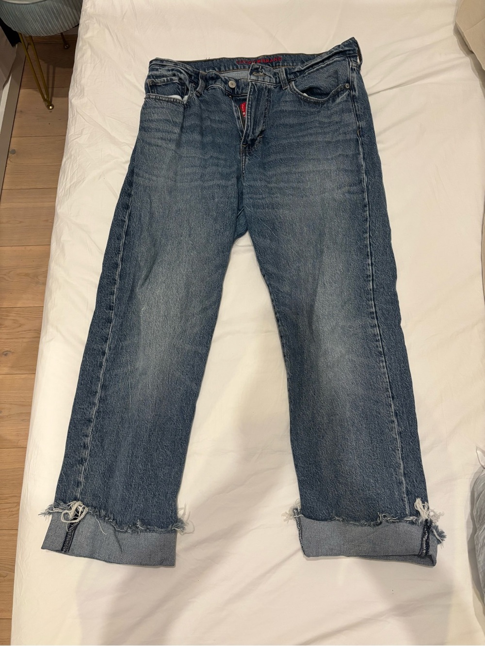 Lucky Brand Classic High-Rise Blue Crop Jeans - Women's